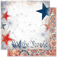 Bo Bunny Press - Liberty Collection - 12 x 12 Double Sided Paper - Sparkler