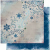 Bo Bunny Press - Midnight Frost Collection - Christmas - 12 x 12 Double Sided Paper - Midnight Frost
