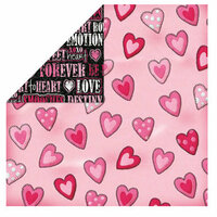 Bo Bunny Press - Month 2 Month Collection - 12x12 Double Sided Paper - February