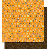 Bo Bunny Press - Mango Luau Collection - 12 x 12 Double Sided Paper - Mango Luau Dot