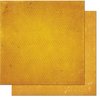 BoBunny - Double Dot Designs - 12 x 12 Double Sided Paper - Vintage - Maize