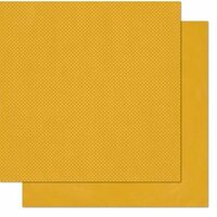 Bo Bunny - Double Dot Designs - 12 x 12 Double Sided Paper - Maize