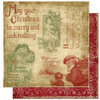 Bo Bunny Press - Noel Collection - Christmas - 12 x 12 Double Sided Paper - Noel Cheer