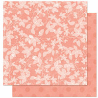 Bo Bunny Press - Olivia Collection - 12 x 12 Double Sided Paper - Olivia Cashmere