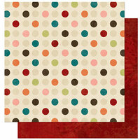 Bo Bunny - Olivia Collection - 12 x 12 Double Sided Paper - Olivia Dot