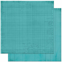 Bo Bunny Press - Double Dot Designs Collection - 12 x 12 Double Sided Paper - Journal - Ocean