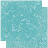 BoBunny - Double Dot Designs Collection - 12 x 12 Double Sided Paper - Flourish - Ocean