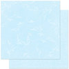 Bo Bunny Press - Double Dot Designs Collection - 12 x 12 Double Sided Paper - Flourish - Powder Blue