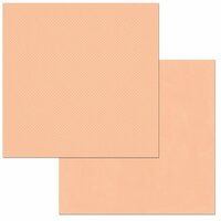 BoBunny - Double Dot Collection - 12 x 12 Double Sided Cardstock Paper - Peaches and Cream