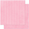 Bo Bunny Press - Double Dot Designs Collection - 12 x 12 Double Sided Paper - Stripe - Passion Fruit