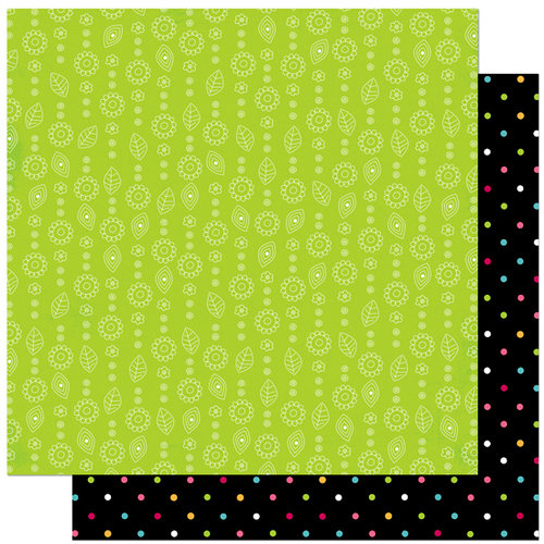 Bo Bunny Press - Petal Pushers Collection - 12 x 12 Double Sided Paper - Petal Pushers Greenhouse