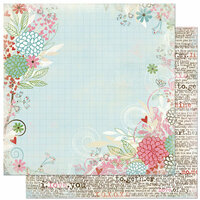 Bo Bunny Press - Persuasion Collection - 12 x 12 Double Sided Paper - Persuasion My Sweet
