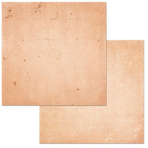 BoBunny - Double Dot Designs Collection - 12 x 12 Double Sided Cardstock Paper - Peaches and Cream Vintage