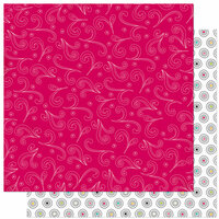 Bo Bunny Press - Petal Pushers Collection - 12 x 12 Double Sided Paper - Petal Pushers Whoosh!