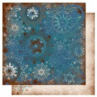Bo Bunny Press - Snowfall Collection - 12 x 12 Double Sided Paper - Snowfall