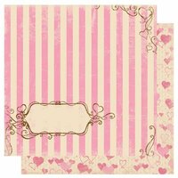 Bo Bunny - Smoochable Collection - 12 x 12 Double Sided Paper - Smoochable