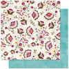 Bo Bunny Press - Sophie Collection - 12 x 12 Double Sided Paper - Sophie Bouquet, CLEARANCE