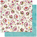 Bo Bunny Press - Sophie Collection - 12 x 12 Double Sided Paper - Sophie Bouquet, CLEARANCE