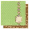 Bo Bunny Press - Smoochable Collection - 12 x 12 Double Sided Paper - Heart Beat