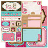 Bo Bunny Press - Sweet Tooth Collection - 12 x 12 Double Sided Paper - Cut Outs