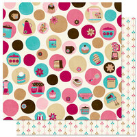 Bo Bunny - Sweet Tooth Collection - 12 x 12 Double Sided Paper - Dot