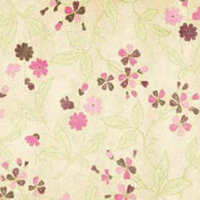Bo Bunny Press - Smitten Collection - Valentine's Day - 12x12 Iridescent Paper - Smitten Floral, CLEARANCE