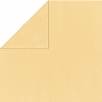 Bo Bunny Press - Double Dot Paper - 12 x 12 Double Sided Paper - Sunflower Dot