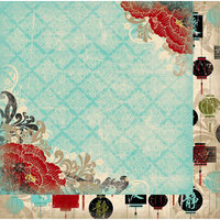 BoBunny - Serenity Collection - 12 x 12 Double Sided Paper - Garden