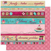 Bo Bunny Press - Sweet Tooth Collection - 12 x 12 Double Sided Paper - Indulge