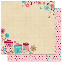 Bo Bunny Press - Sweet Tooth Collection - 12 x 12 Double Sided Paper - Just a Pinch
