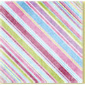 Bo Bunny Press - Patterned Paper - Spring Jewels Stripe