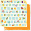 Bo Bunny Press - Sun Kissed Collection - 12 x 12 Double Sided Paper - Sun Kissed Party