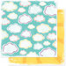 Bo Bunny Press - Sun Kissed Collection - 12 x 12 Double Sided Paper - Sun Kissed Skies