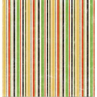 Bo Bunny Press - Splendor Collection - 12 x 12 Paper - Splendor Stripe, CLEARANCE