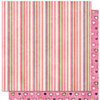 Bo Bunny Press - Sweetie Pie Collection - 12 x 12 Double Sided Paper - Sweetie Pie Snuggle, CLEARANCE