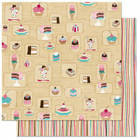 Bo Bunny Press - Sweet Tooth Collection - 12 x 12 Double Sided Paper - Temptations