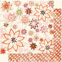 Bo Bunny Press - Vicki B Collection - 12 x 12 Double Sided Paper - Florilicious