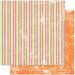 Bo Bunny Press - Vicki B Collection - 12 x 12 Double Sided Paper - Stripe