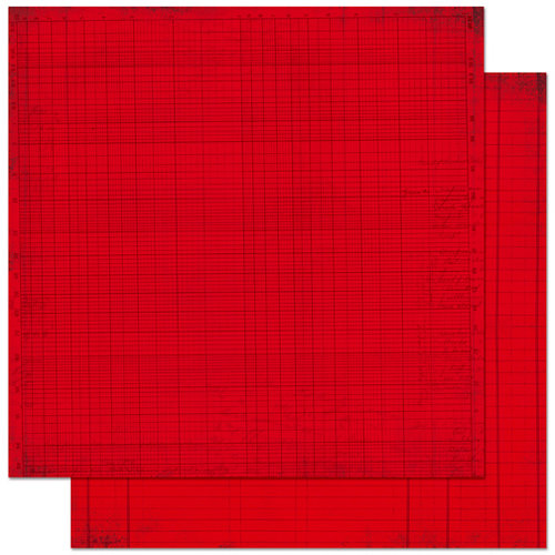 Bo Bunny Press - Double Dot Designs Collection - 12 x 12 Double Sided Paper - Journal - Wild Berry