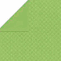 Bo Bunny Press - Double Dot Paper - 12 x 12 Double Sided Paper - Wasabi Dot