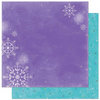 Bo Bunny Press - Winter Joy Collection - Christmas - 12 x 12 Double Sided Paper - Winter Joy Frosty