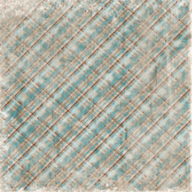 Bo Bunny Press - Winter Whisper Collection - 12 x 12 Paper - Winter Whisper Plaid, CLEARANCE