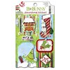 Bo Bunny - Mistletoe Collection - Christmas - 3 Dimensional Stickers with Glitter and Jewel Accents