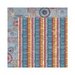 Bo Bunny - Detour Collection - 12 x 12 Double Sided Paper - Stripe