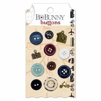 Bo Bunny - Detour Collection - Buttons