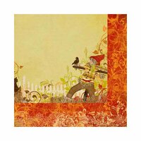 Bo Bunny - Apple Cider Collection - 12 x 12 Double Sided Paper - Hickory