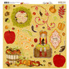 BoBunny - Apple Cider Collection - 12 x 12 Chipboard Stickers