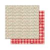 Bo Bunny - Love Letters Collection - 12 x 12 Double Sided Paper - Notes