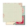 Bo Bunny - Love Letters Collection - 12 x 12 Double Sided Paper - Tiles