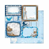 Bo Bunny - Powder Mountain Collection - 12 x 12 Double Sided Paper - Extreme